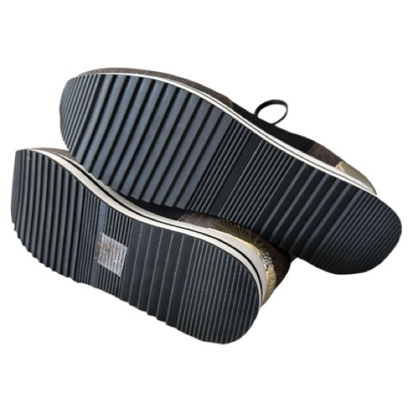 Michael Kors Monique platform signature print logo fashion sneakers trainers 10 - Picture 4 of 4